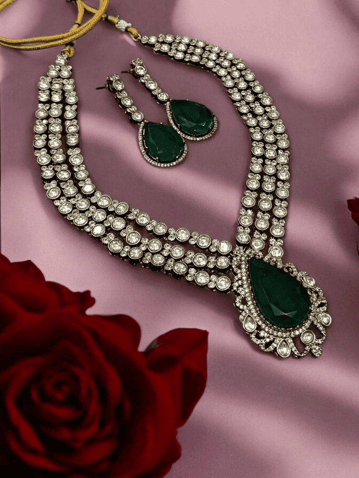 Arghya polki kundan set