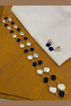 Yashodhra baroque pearl mala set