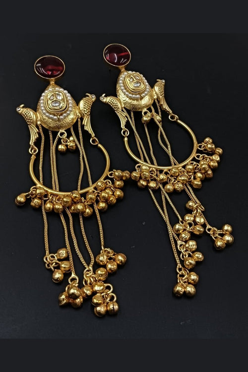 Advaitha Kashmir Kundan earrings
