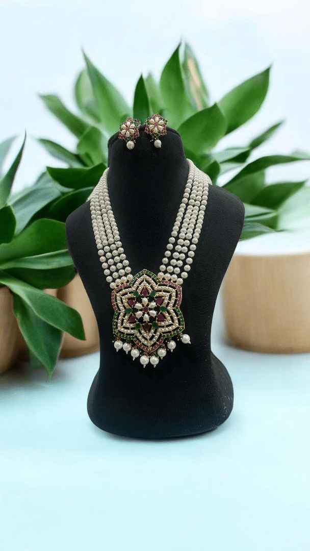 Gulika real pearl set