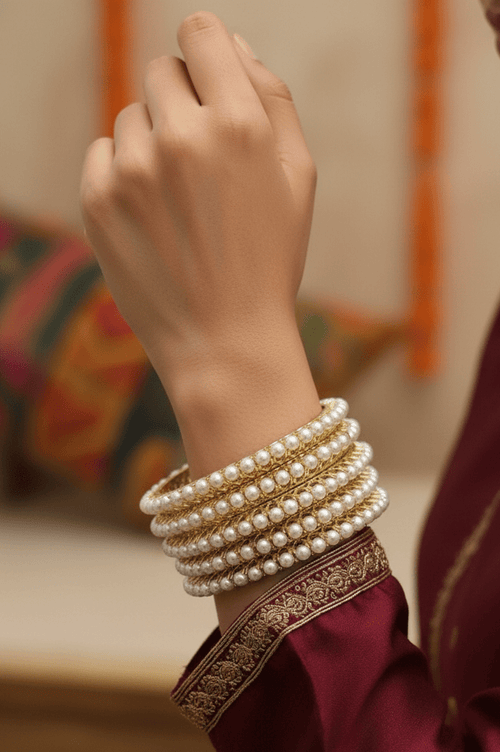 Santati real pearl bangles