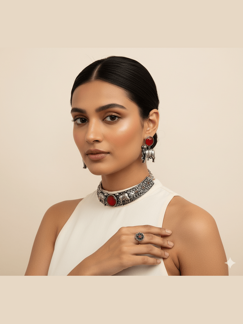 Antique hasli Anveksha set