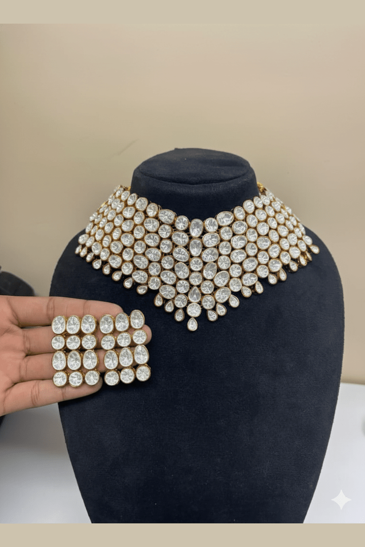 Zarina massonite polki kundan set