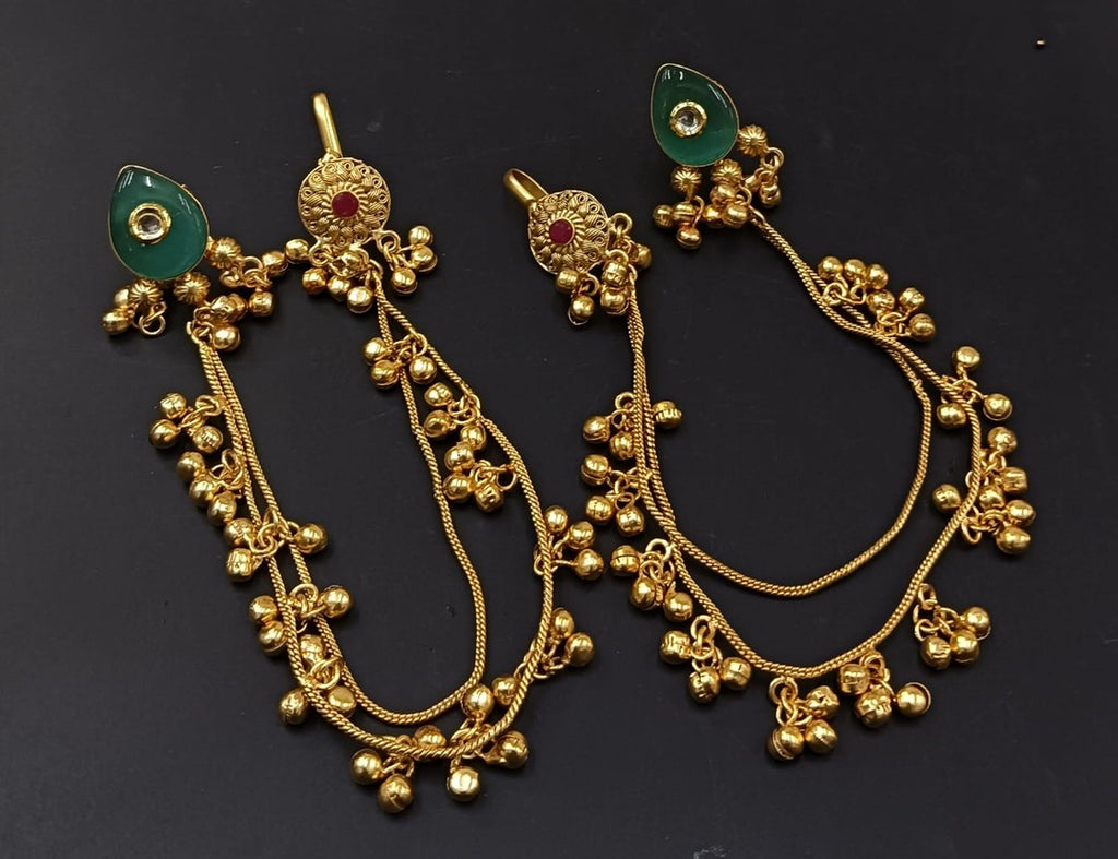 Malini kundan kashmiri earrings