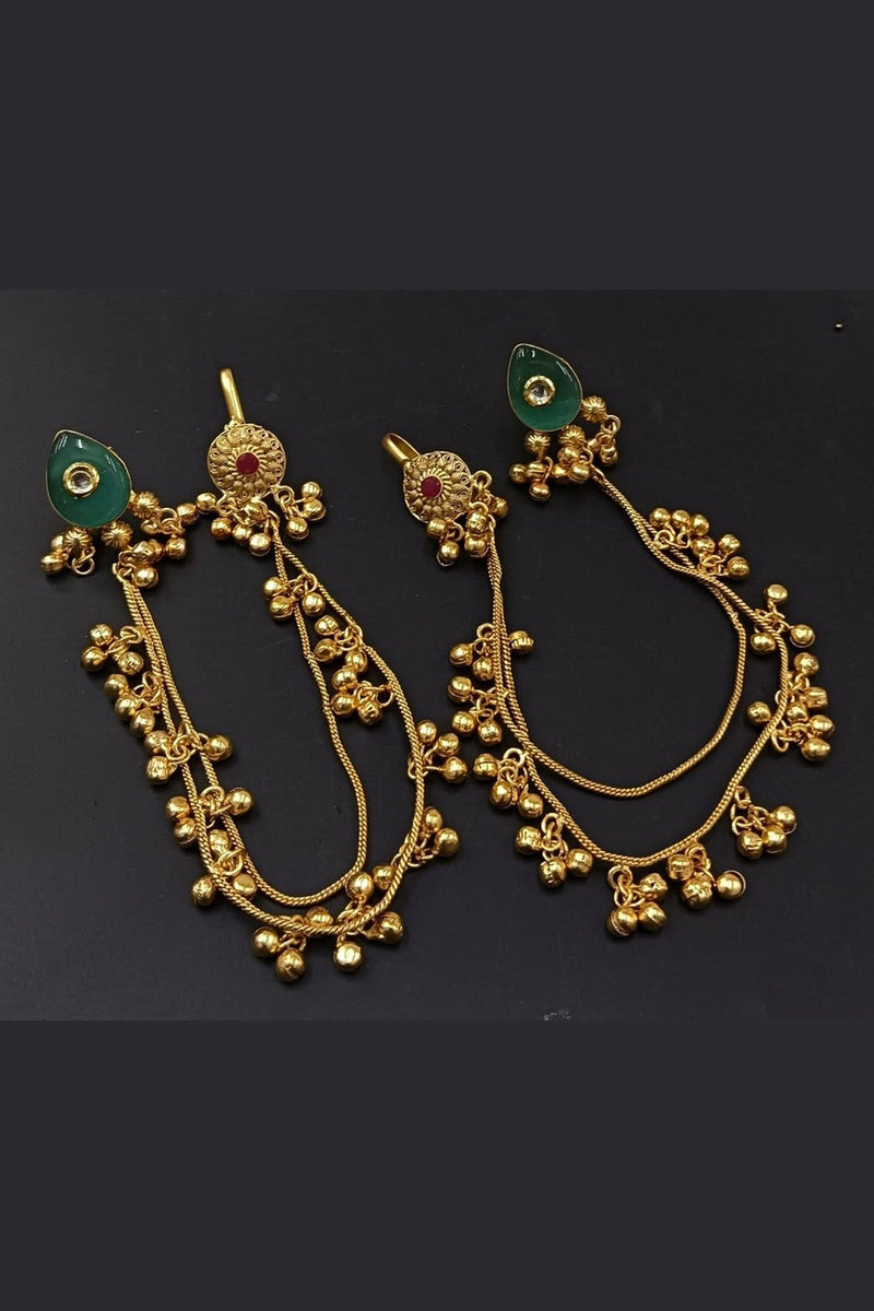 Malini kundan kashmiri earrings
