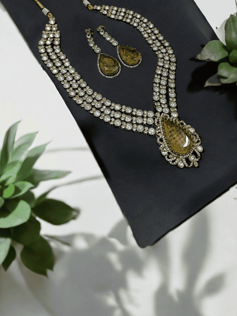 Arghya polki kundan set