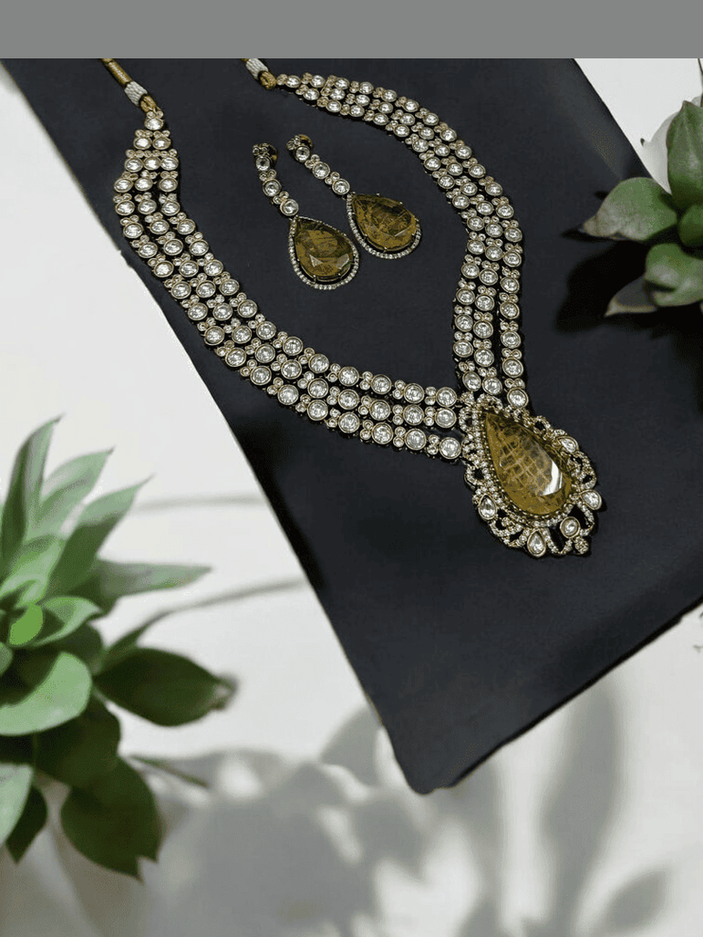 Arghya polki kundan set