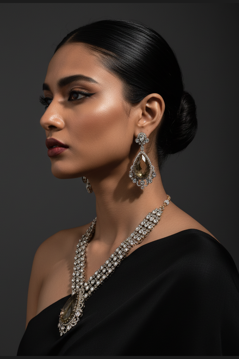 Arghya polki kundan set