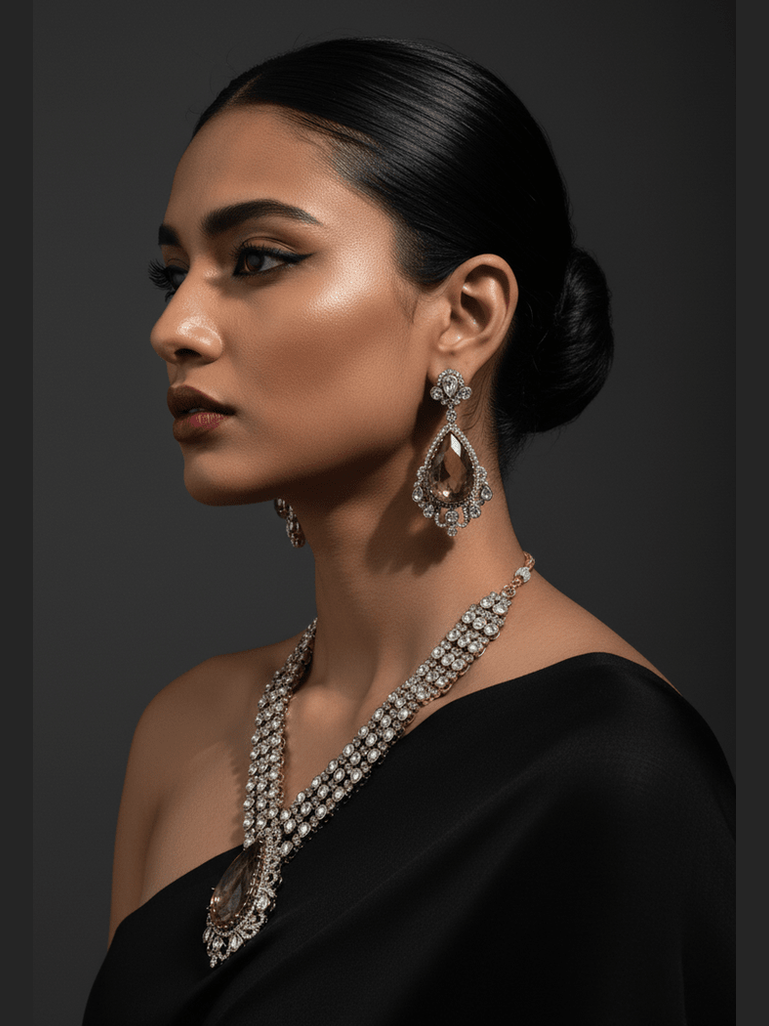 Arghya polki kundan set