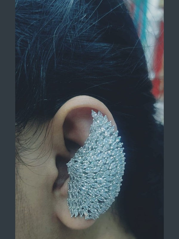 Samantha cz stone earcuffs