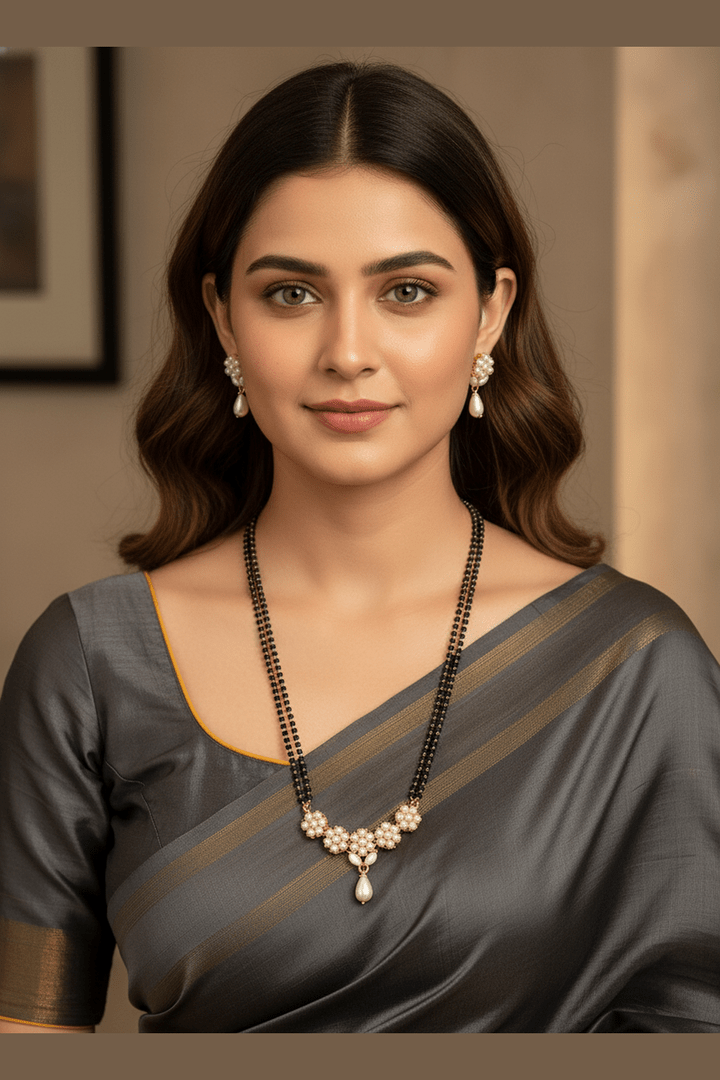 Real pearl kamakhaya mangalsutra