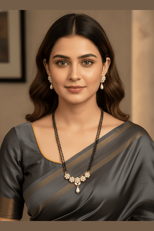 Real pearl kamakhaya mangalsutra