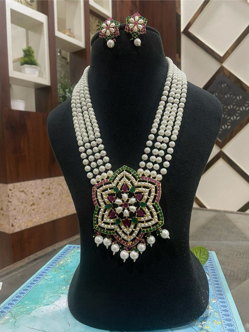Gulika real pearl set