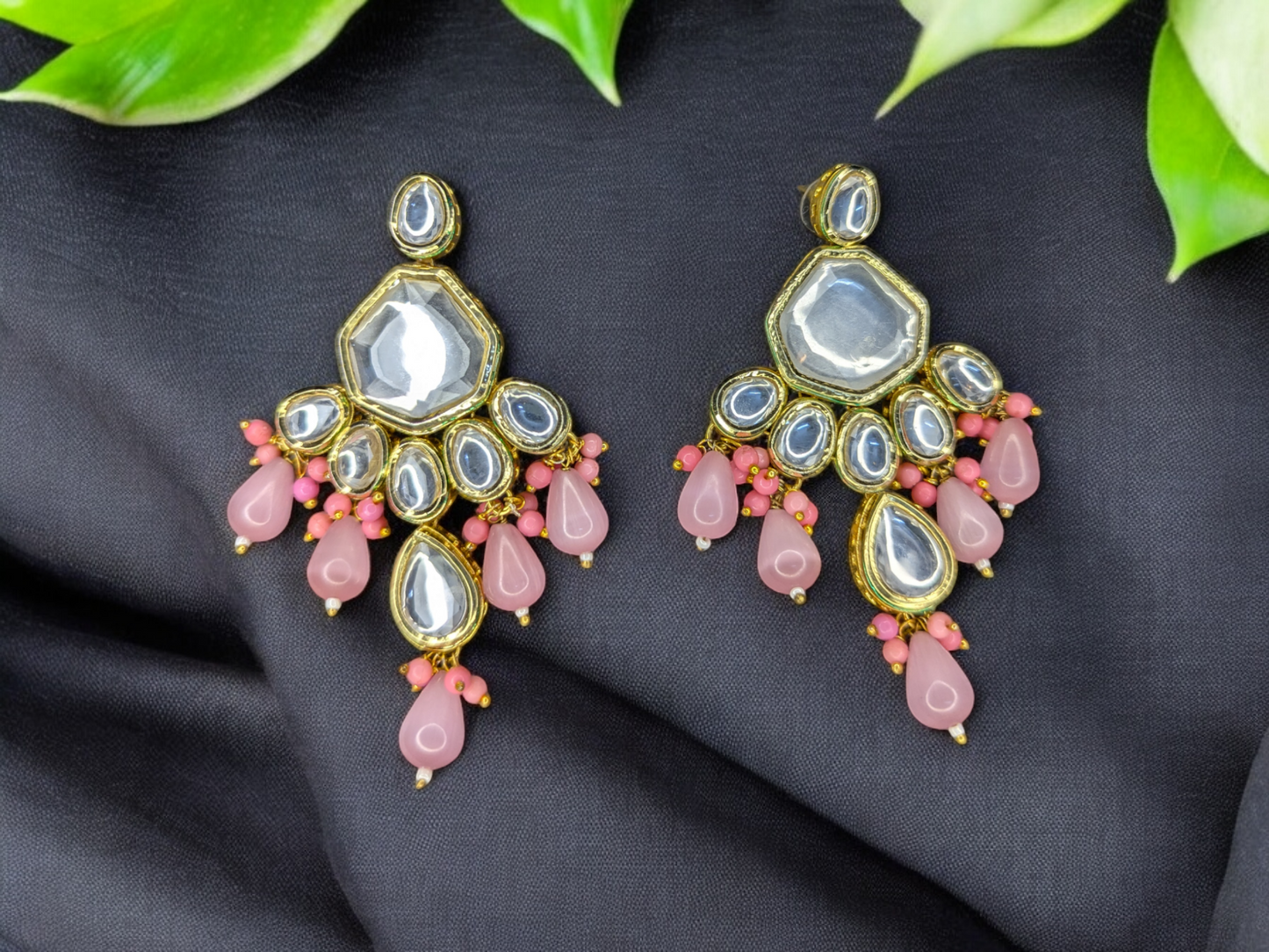 Ethnic Sushmita  onyx stone set with kundan