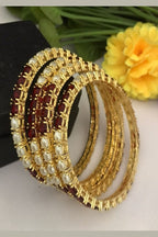 Jagvi real pearl Bangles