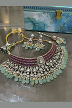 Reyna polki kundan set