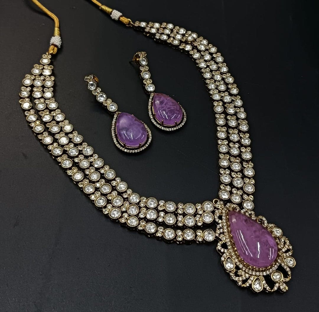 Arghya polki kundan set