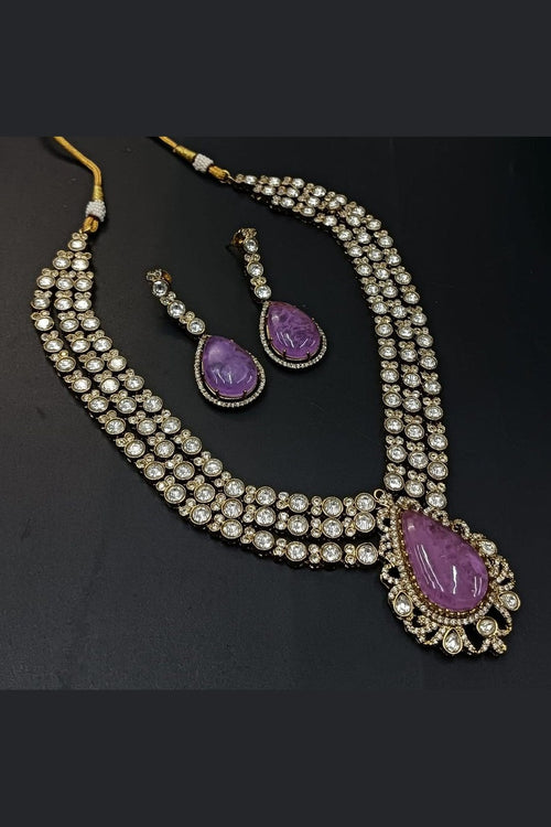 Arghya polki kundan set