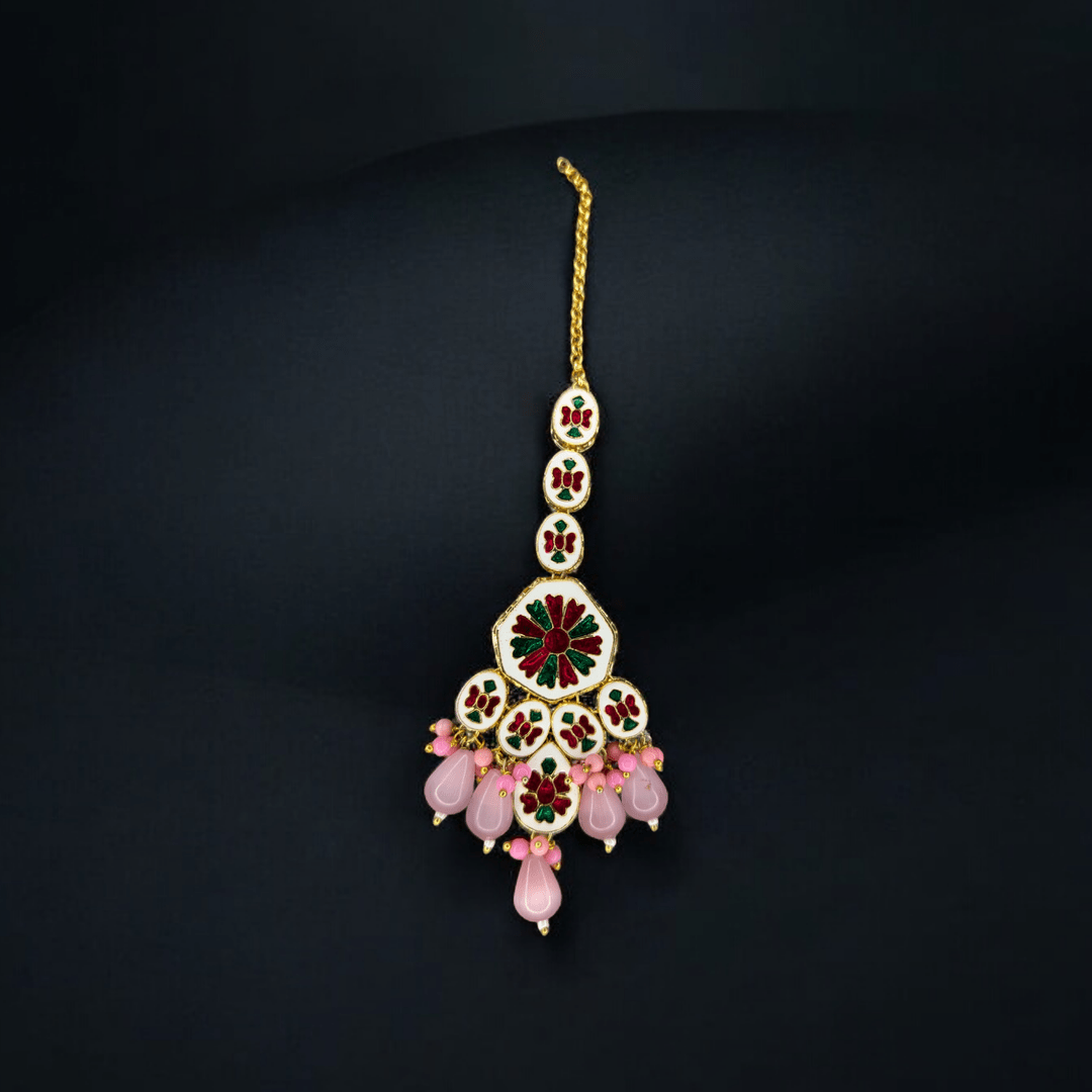 Ethnic Sushmita onyx stone set with kundan