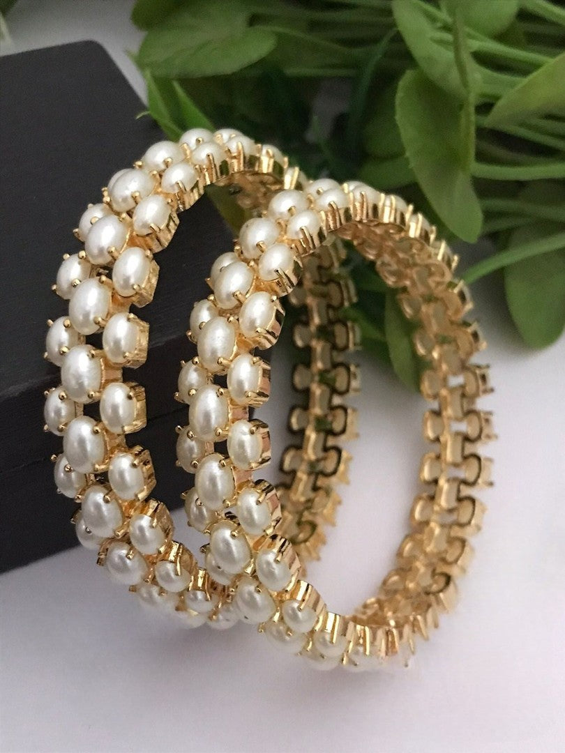 Svadhiti real pearl Bangles