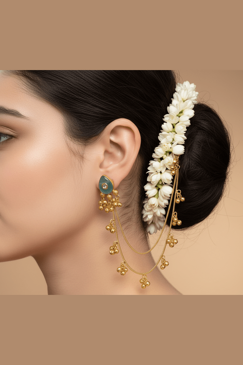 Malini kundan kashmiri earrings