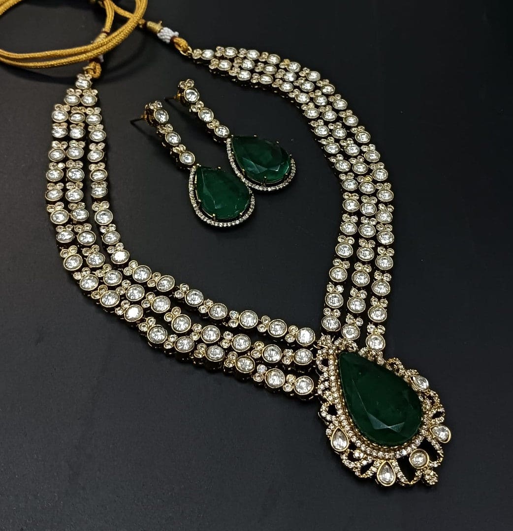 Arghya polki kundan set