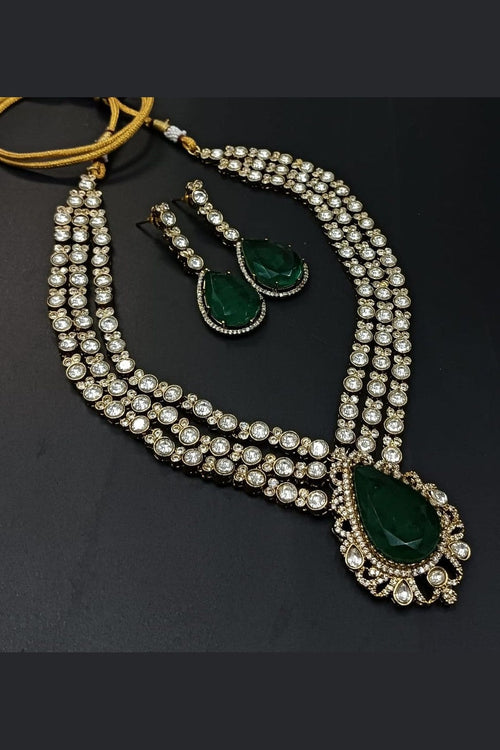 Arghya polki kundan set