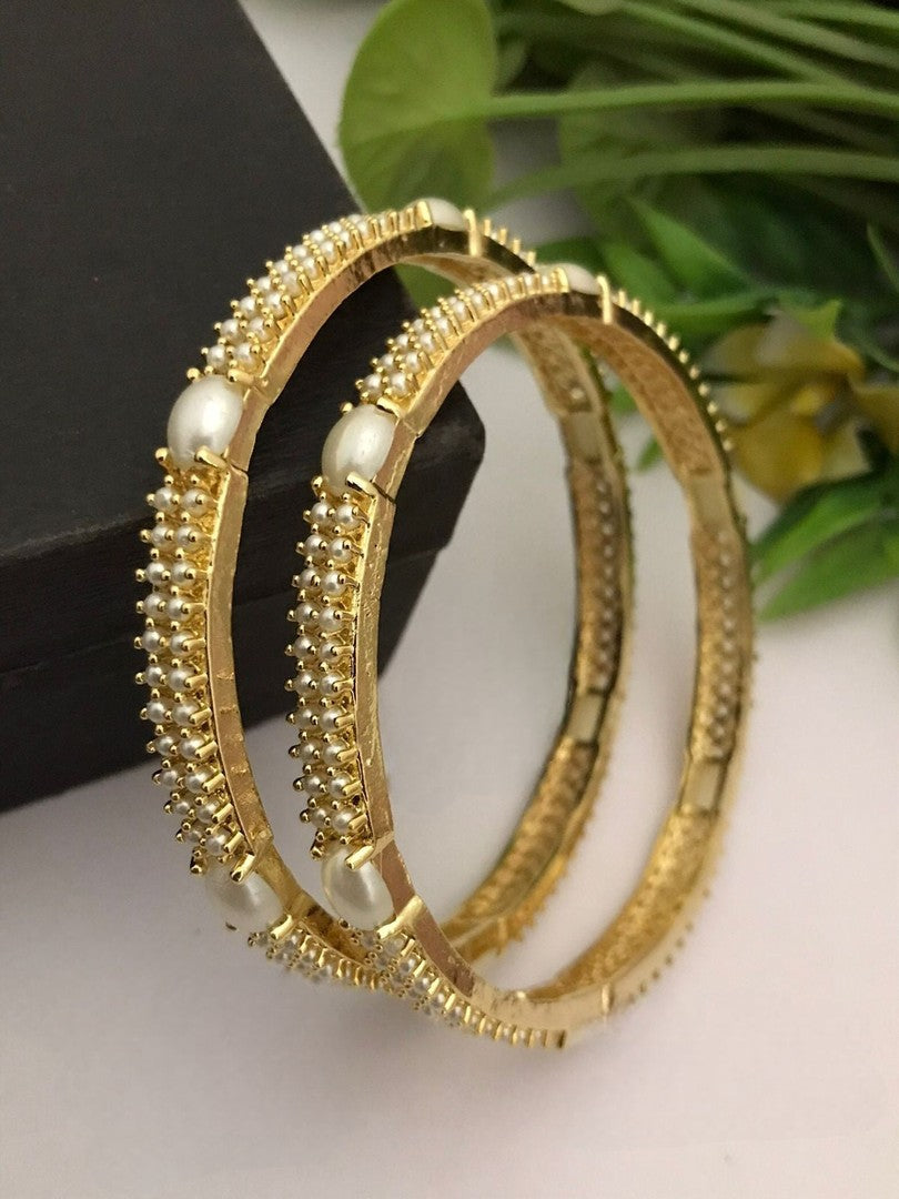 Vasundhra real pearl bangles