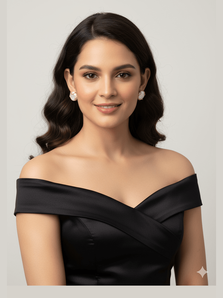 Mridula Real pearl Earrings