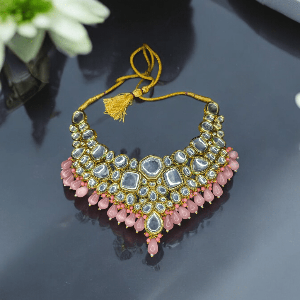 Ethnic Sushmita onyx stone set with kundan