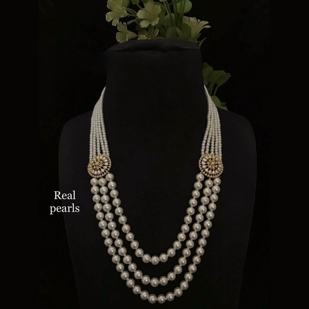 Alka real pearl necklace