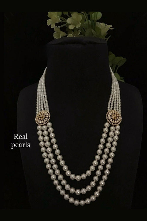 Alka real pearl necklace