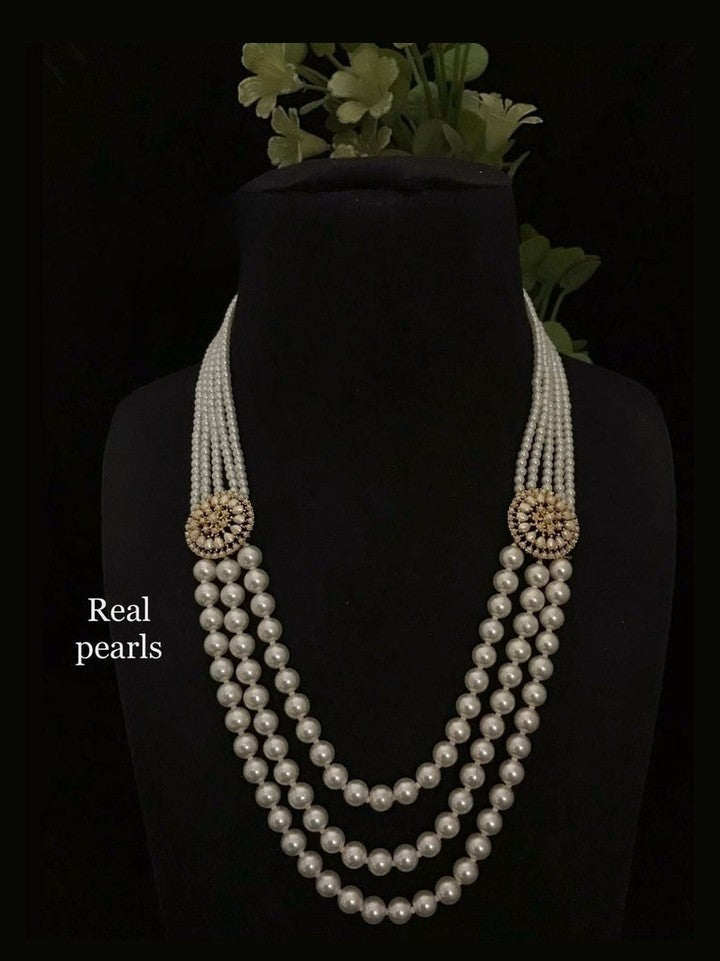Alka real pearl necklace