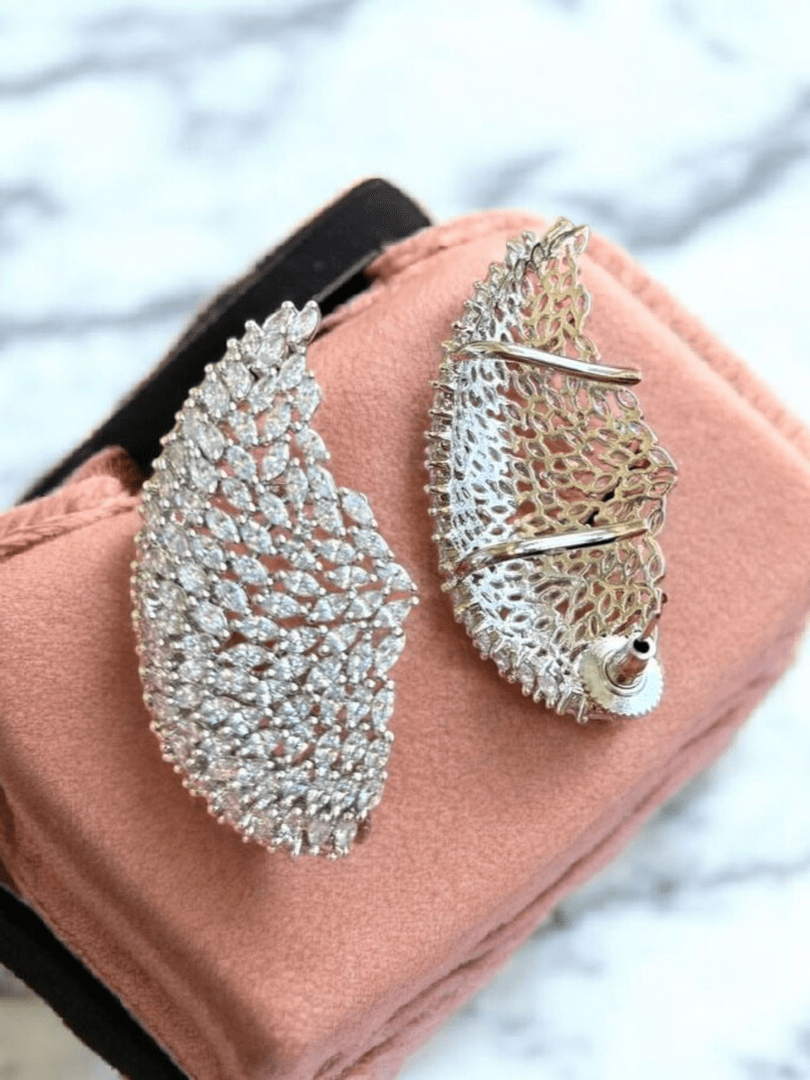 Samantha cz stone earcuffs