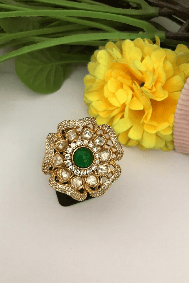 Polki neelima ring