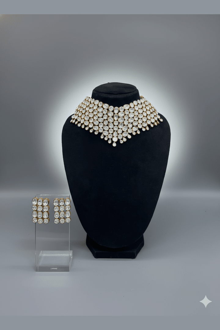 Zarina massonite polki kundan set