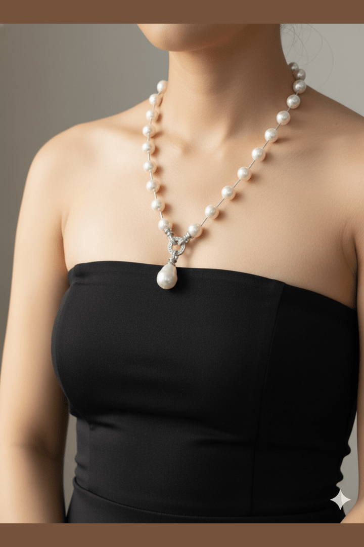 Omya real pearl mala