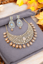 Blossom polki kundan set