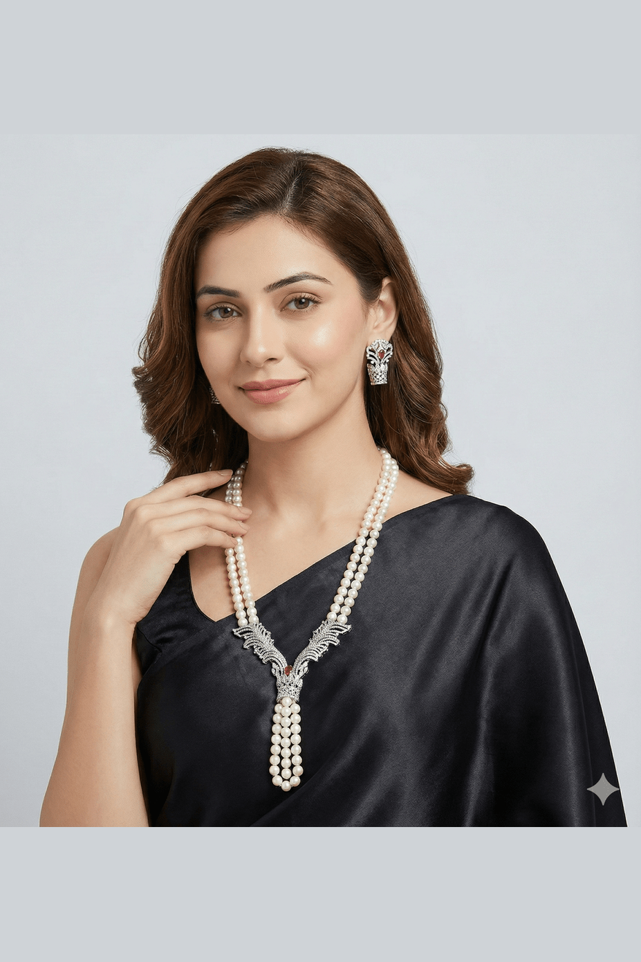 Parineeta real pearl set