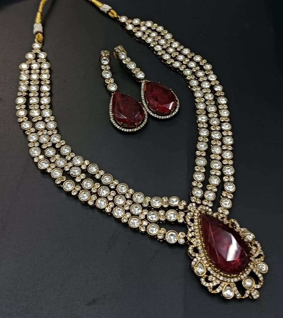 Arghya polki kundan set