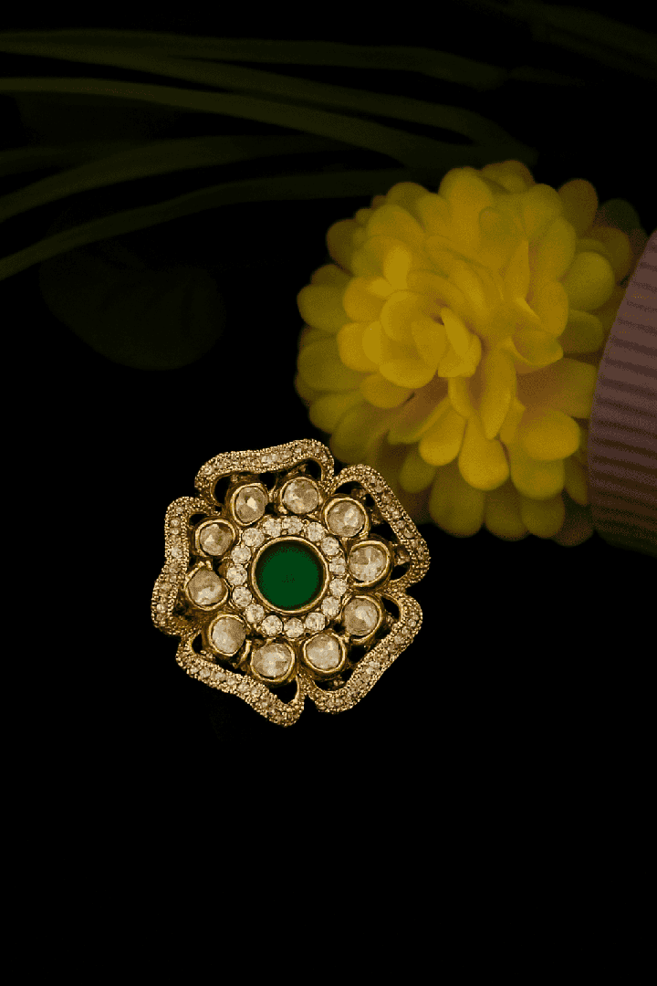 Polki neelima ring