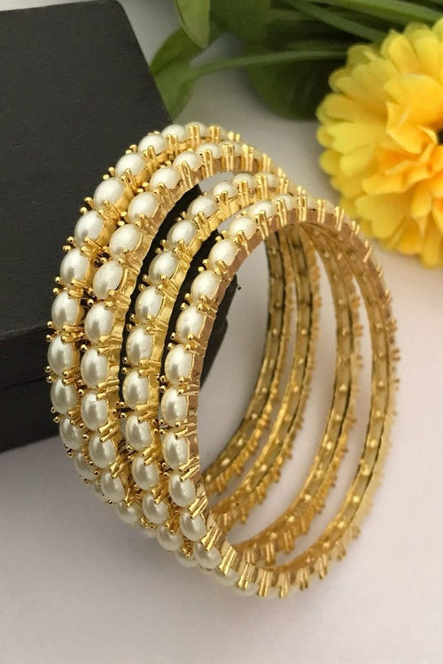 Chandini real pearl bangles