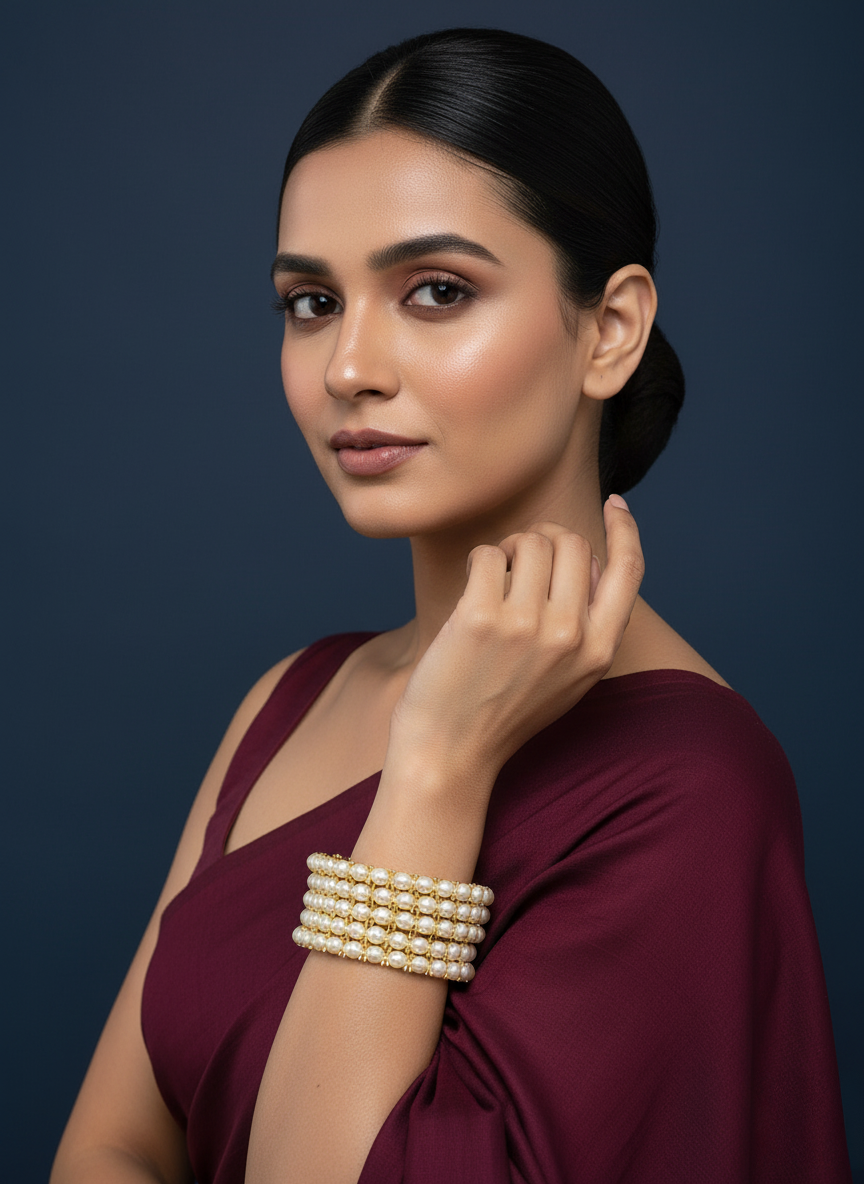 Chandini real pearl bangles