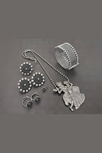 German silver radha krishna combo