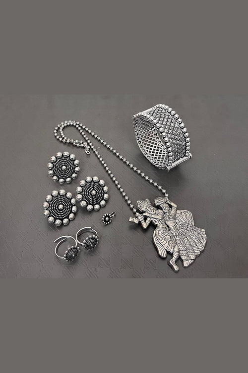 German silver radha krishna combo