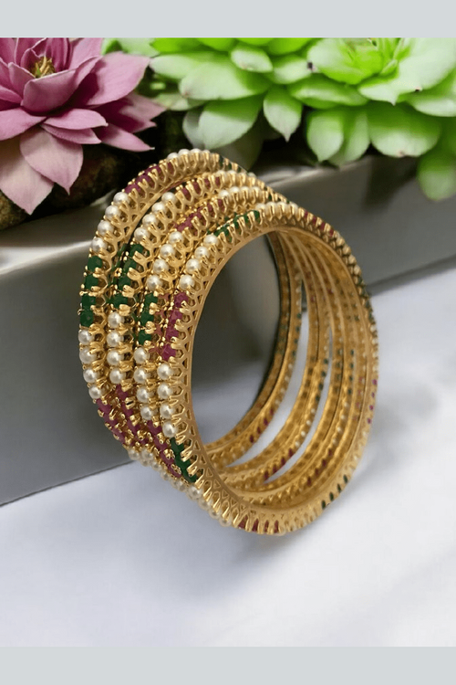 Kavita real pearl bangles