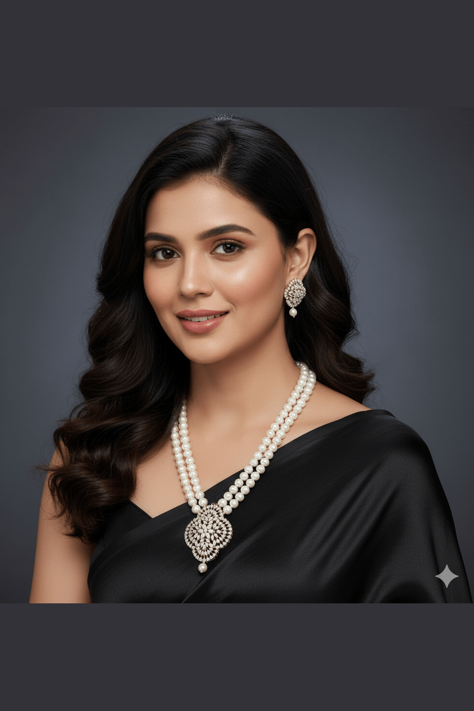 Rhea real pearl set