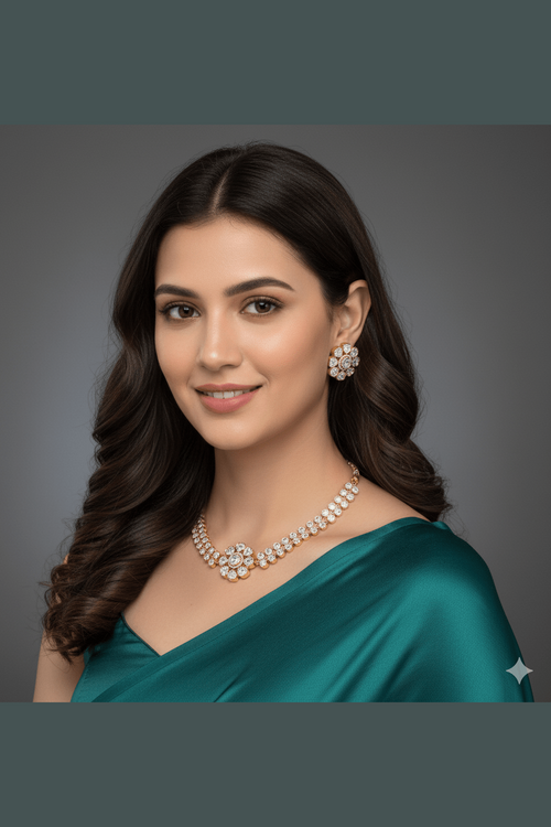 Maina massonite polki kundan set