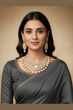 Blossom polki kundan set