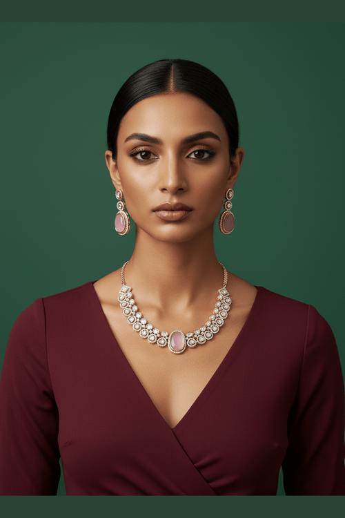 Changeable polki kundan "Mrigha" set